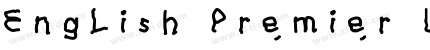 English Premier Lea字体转换